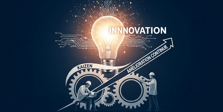 L'Amélioration Continue (KAIZEN) : Le secret de l'innovation des PME sans gros budget R&D. Apprenez à appliquer le cycle PDCA pour augmenter la productivité de 15%.
